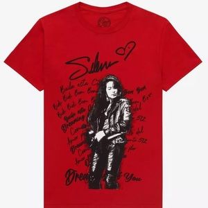 Selena Lyrics Boyfriend Fit Girls T-Shirt